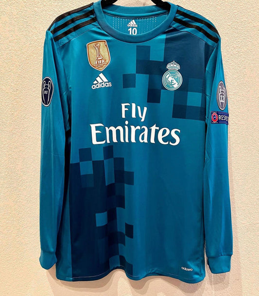 R. Madrid 3rd 17/18 Long Sleeve Retro Jersey