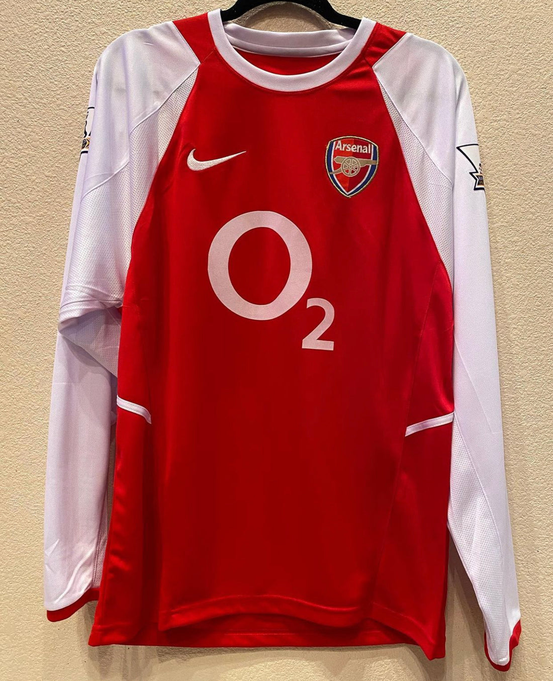 Arsenal Home 03/04 Long Sleeve Retro Jersey