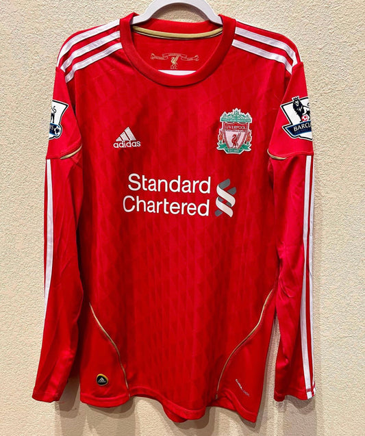 Liverpool Home 11/12 Long Sleeve Retro Jersey