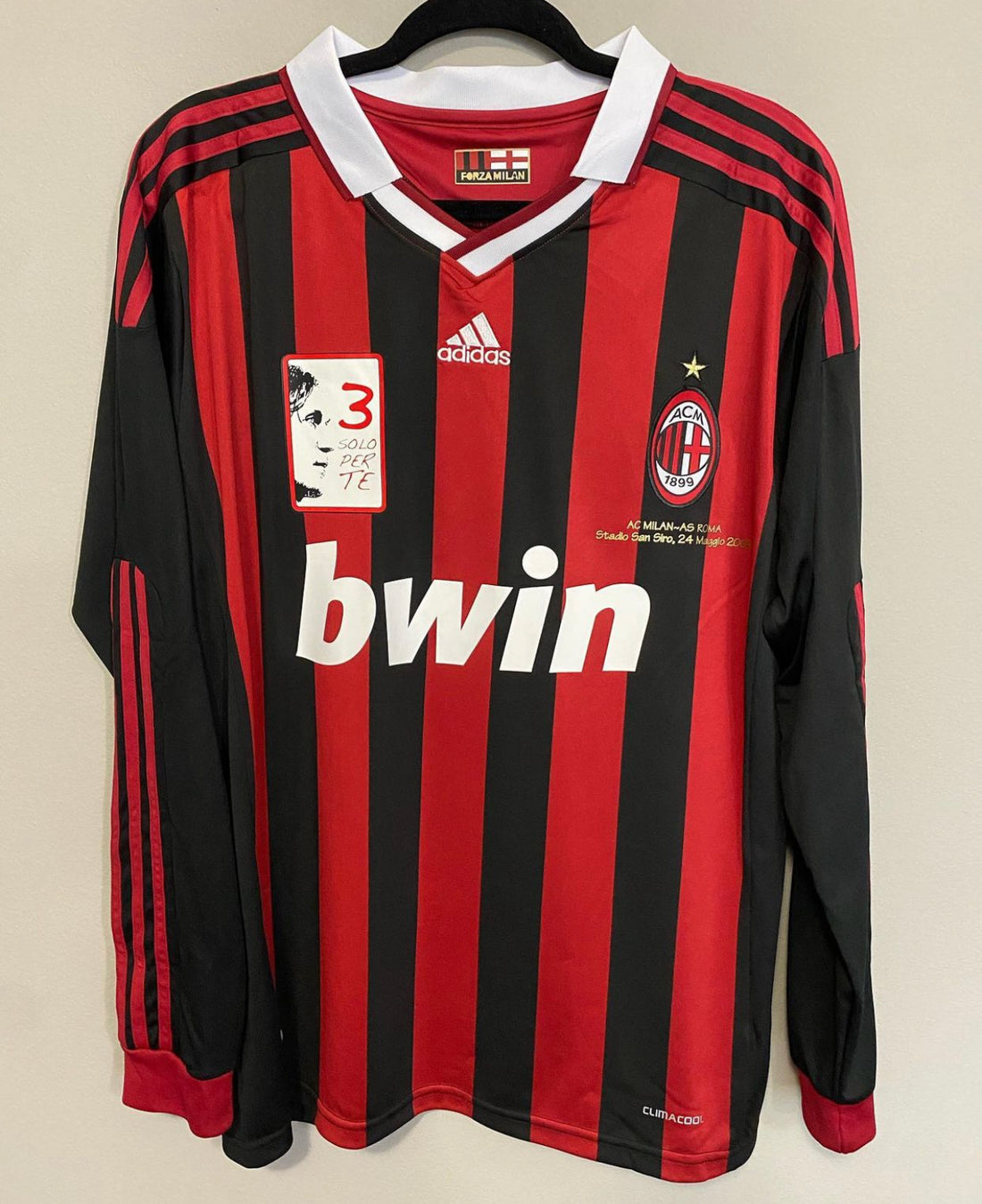 AC Milan Home 08/09 Long Sleeve Retro Jersey – FPT Sportz LLC