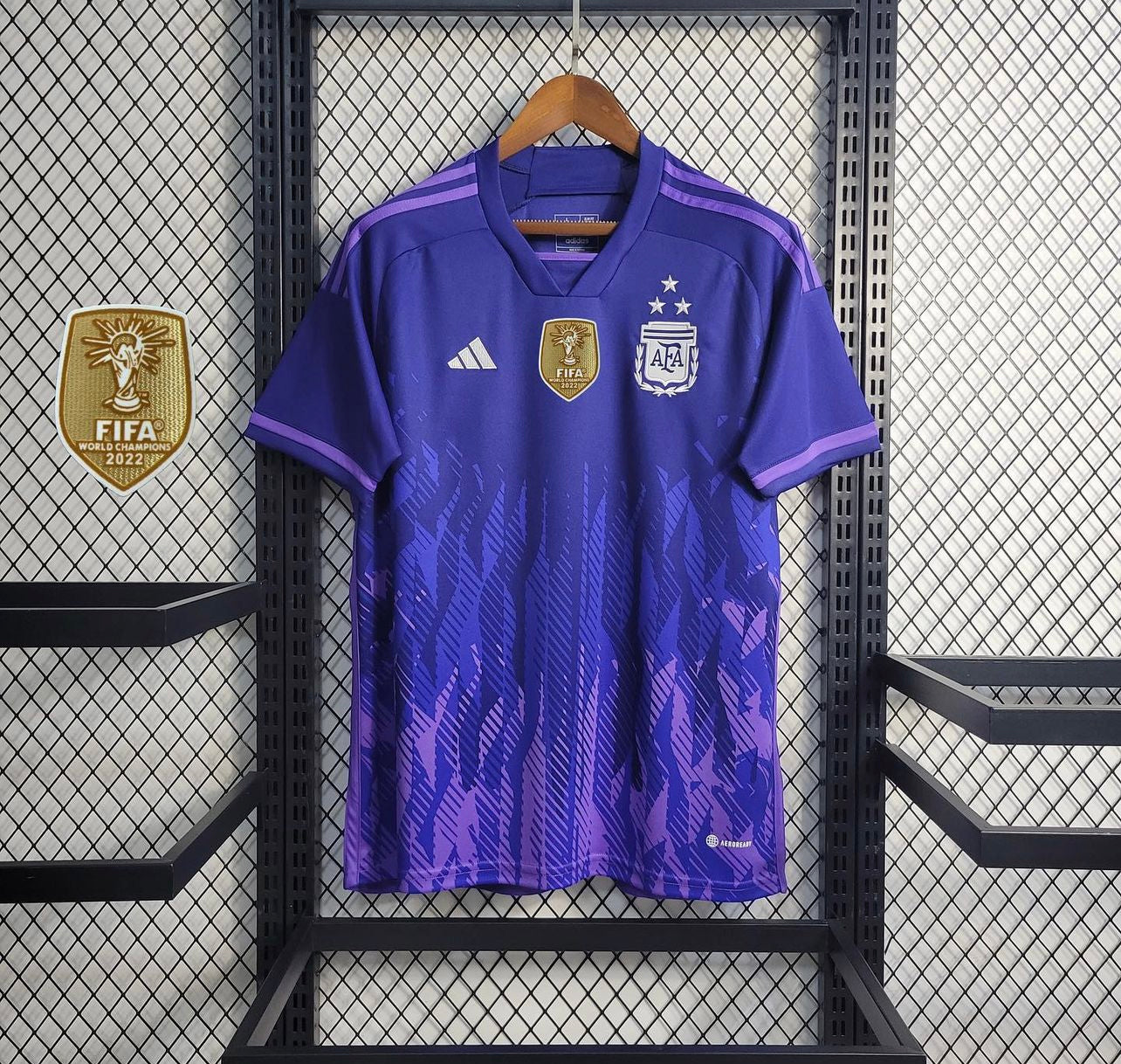 Why is Argentina's World Cup away shirt purple? - AS USA