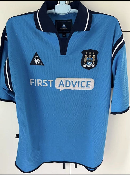 Man. City 02/03 Home Retro Club Jersey