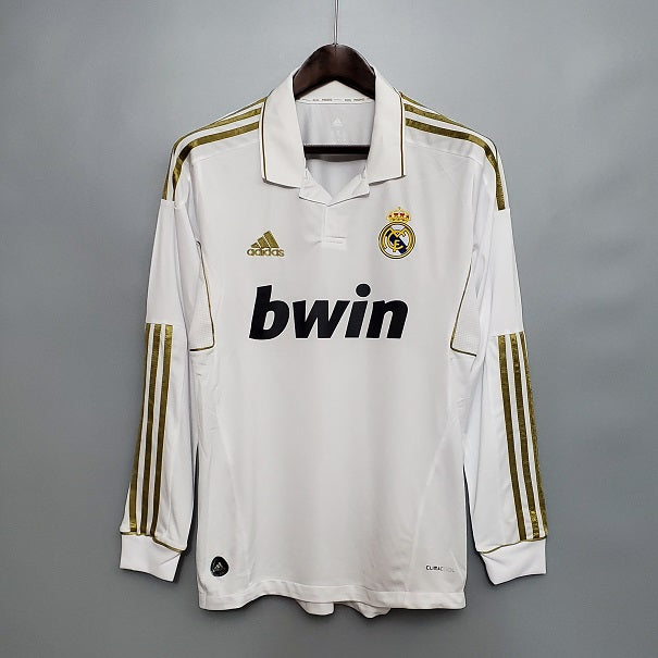 R. Madrid Home 11/12 Long Sleeve Retro Jersey