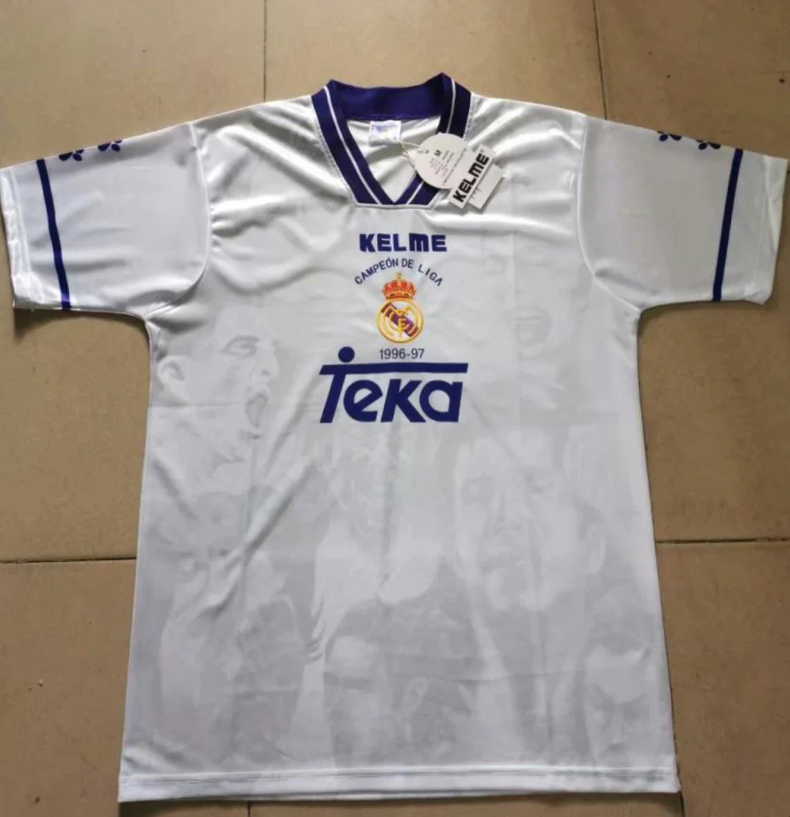 R. Madrid 96/97 Home Anniversary Retro Club Jersey