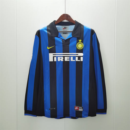 Inter Milan Home 98/99 Long Sleeve Retro Jersey